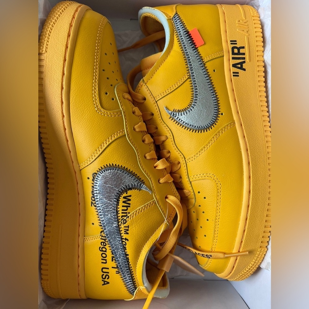 OFF-White X Air Force 1 Low “University Gold” - Picture 1 of 9